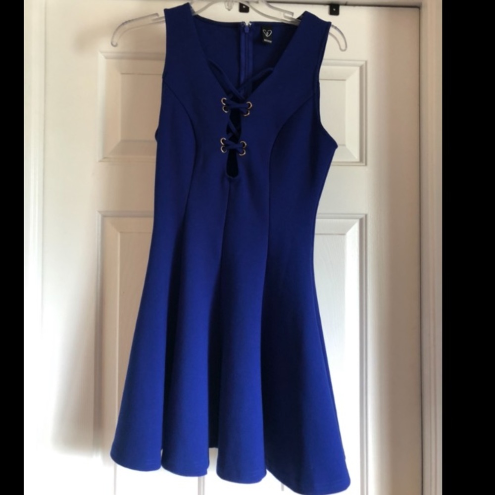 Short blue dress- small